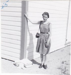 Une photo de moi, à l'été 1955. © Coll. Madeleine Genest Bouillé.