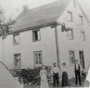 Maison de mon grand-père, Edmond "Tom" Petit, en 1903.