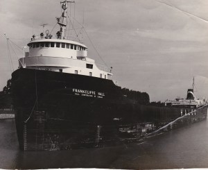 Le "Frankliffe Hall". Autrefois, on remettait aux marins une photo de "leur" bateau (coll. Jacques Bouillé).