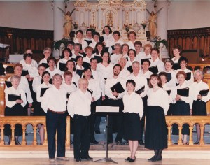 Chorale La Mosaïque, formée de choristes de plusieurs municipalités de la région portneuvoise.
