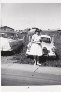 La robe que j'étrennais fièrement lors de notre visite  à St-Basile...