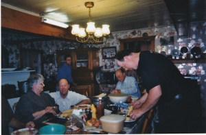 Souper des Genest, en 2009, à la maison familiale dans la rue Johnson.