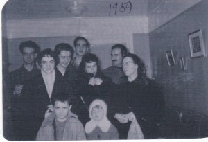 Une soirée à St-Basile, en 1959.