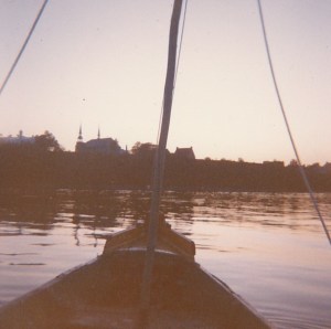 La chaloupe de mon frère Fernand (coll. privée Madeleine Genest Bouillé).