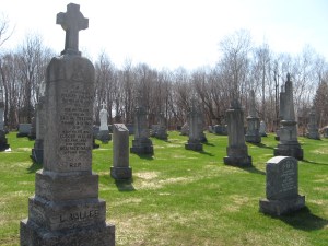 Cimetière de Deschambault. Crédit photo: Patrick Bouillé.