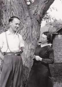 Jeanne et Julien en 1956 (coll. Madeleine Genest Bouillé).