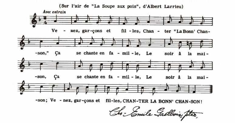 La Bonne Chanson, une mine d’or! | Le grain de sel de Mado